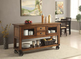 Kadri Distressed Chestnut Kitchen Cart Model 98180 By ACME Furniture